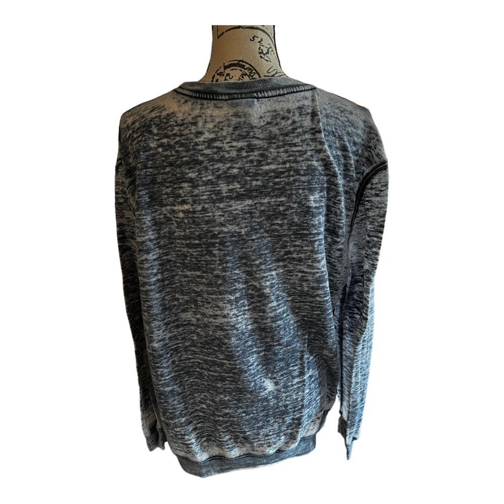 Superman (DC Comics) burnout fabric long sleeve t-shirt - Picture 2 of 4